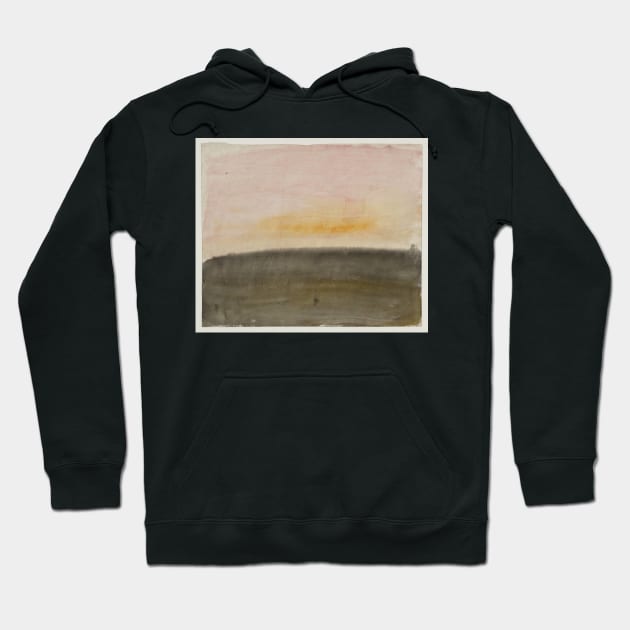 A Pink Sky above a Grey Sea Hoodie by Art_Attack